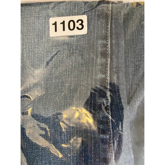 Justice Jeans Simply Low 7R Girls Blue Denim - Picture 7 of 7